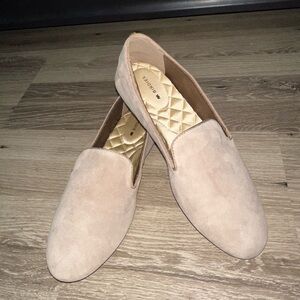Birdies The Starling Latte Suede Leather Slip on Loafer Comfort Shoes Size 8.5
